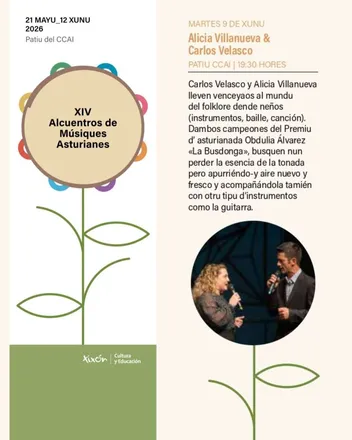 Alicia Villanueva & Carlos Velasco (XIV Alcuentros de Músiques Asturianes)