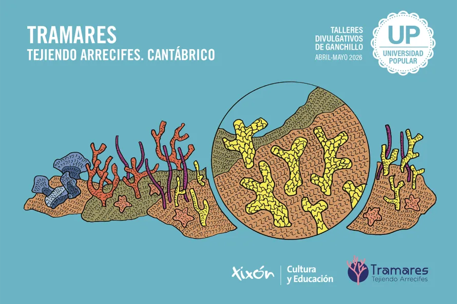 TRAMARES. Tejiendo arrecifes. Cantábrico Taller divulgativo de ganchillo