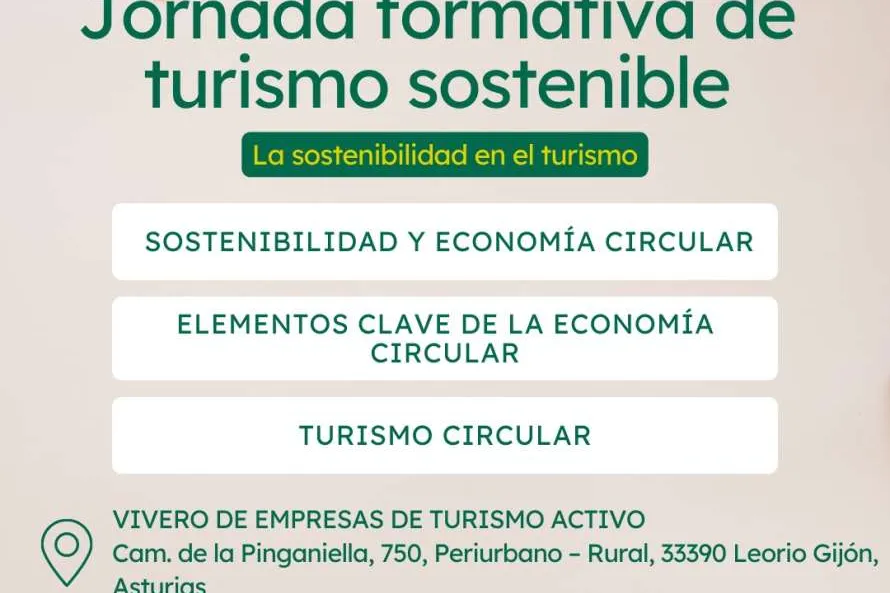 Jornada formativa sobre Turismo Sostenible