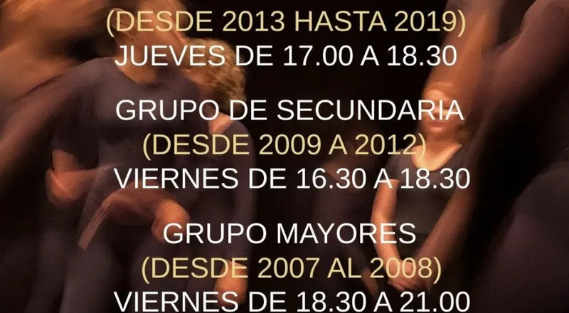 Escuela de Teatro: Inscripciones