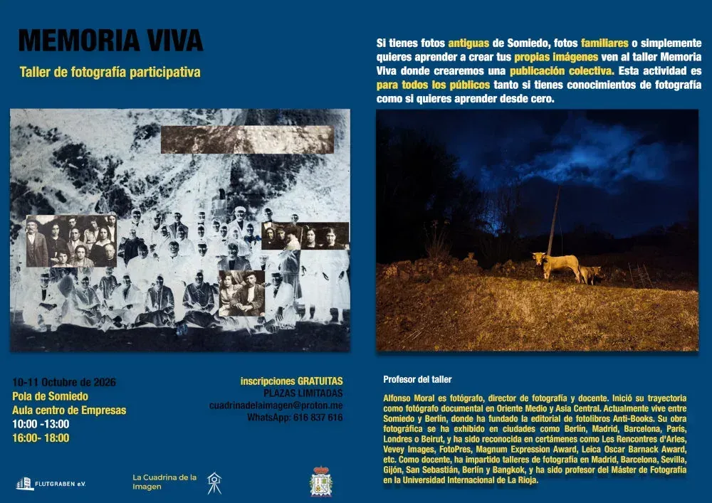 Taller de fotografía "Memoria Viva" en Somiedo