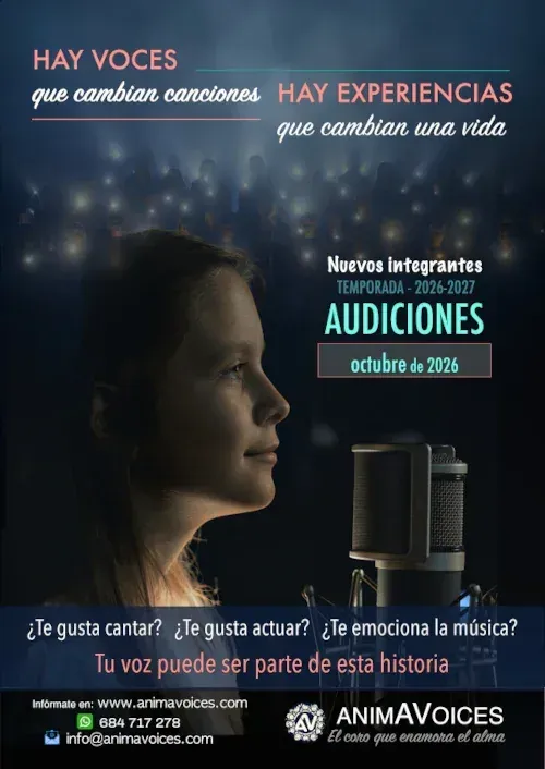 animAVoices organizes auditions in Navia to add new voices to the choir