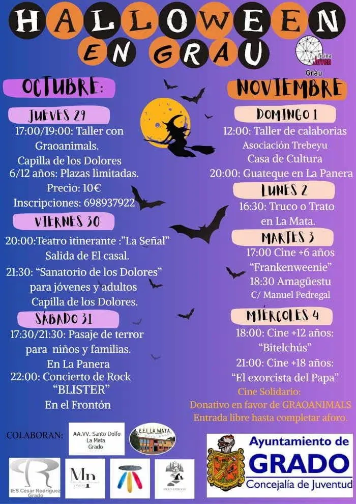 Samaín y Halloween en Grado