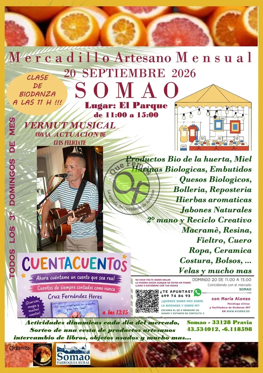 El Mercadillo Artesano Mensual de Somao