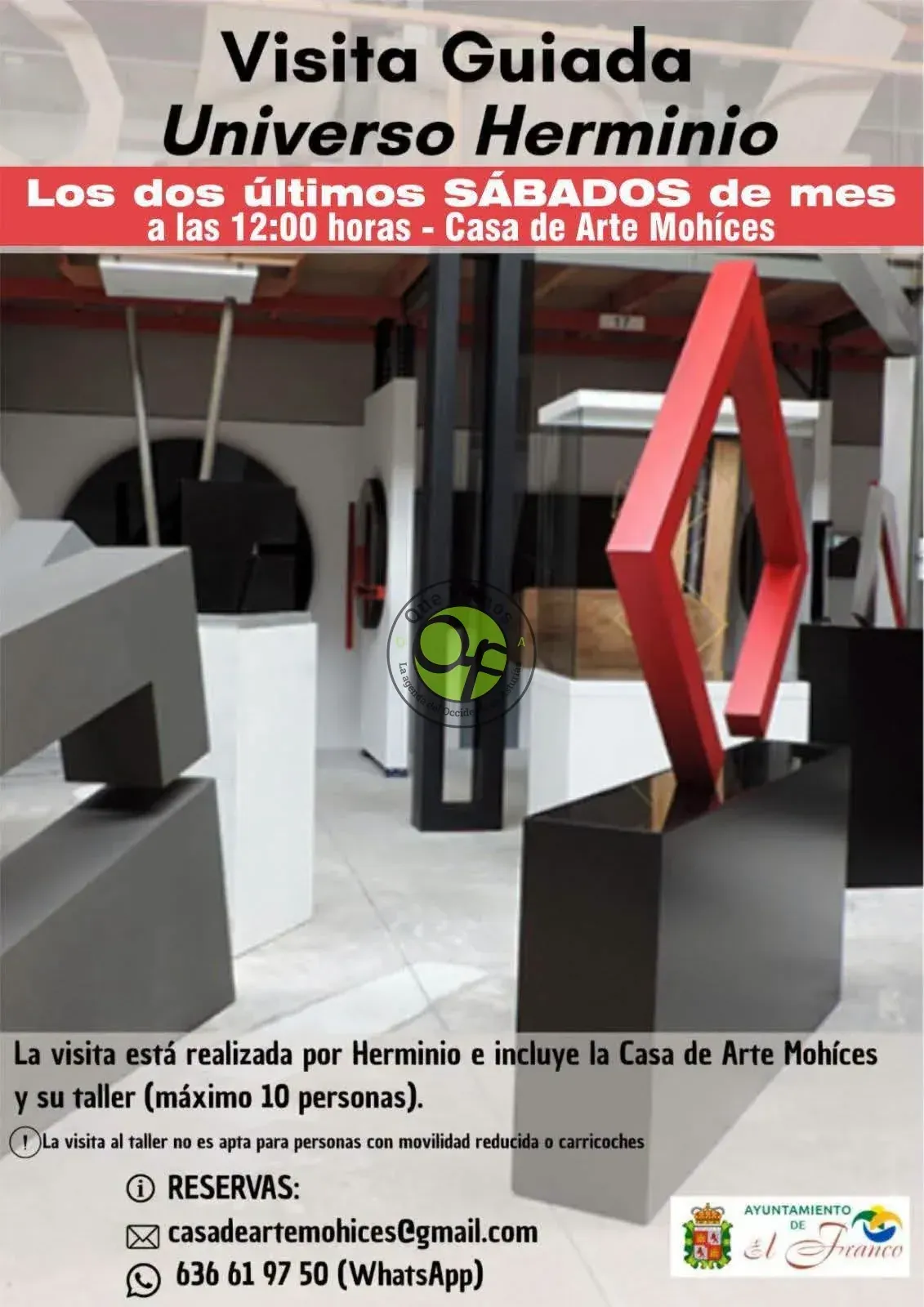 La Casa de Arte Mohíces organizes guided tours to Herminio's creative universe