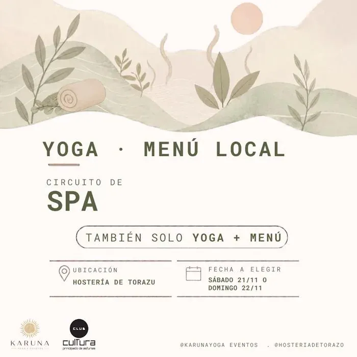 Relax body and mind with Karuna Yoga Eventos