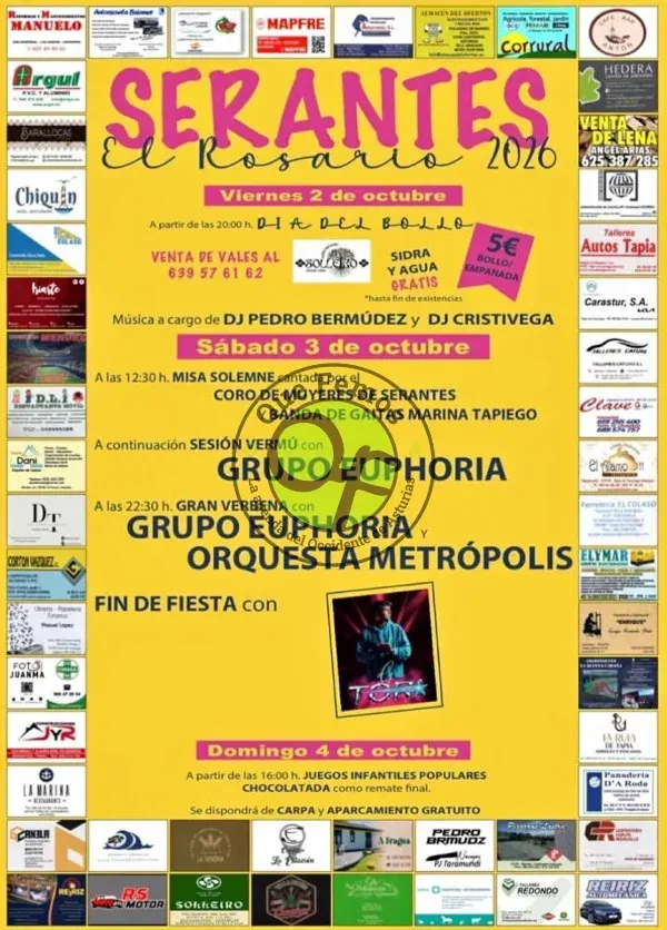 Fiestas del Rosario 2026 en Serantes