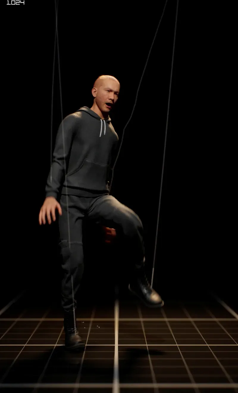 Puppet, instalación de 1024 Architecture x Visual System
