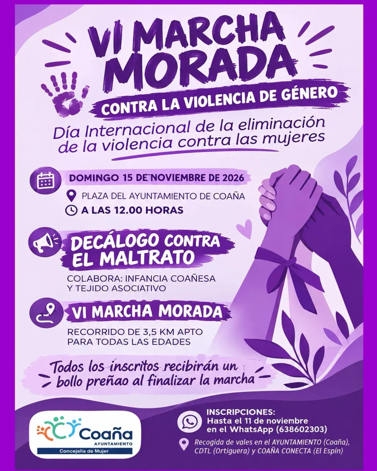 VI Marcha Morada de Coaña 2026