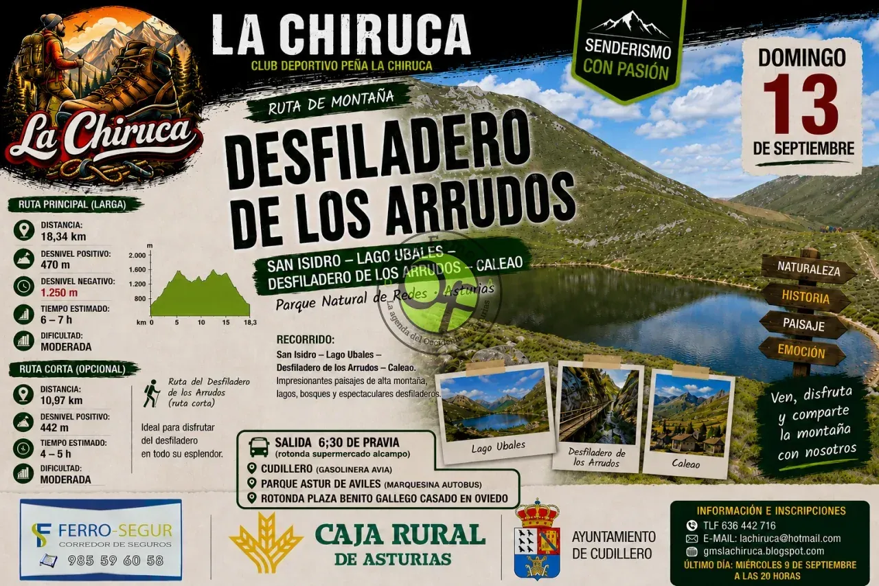 Grupo de Montaña La Chiruca: Ruta Puerto de San Isidro-Caleao