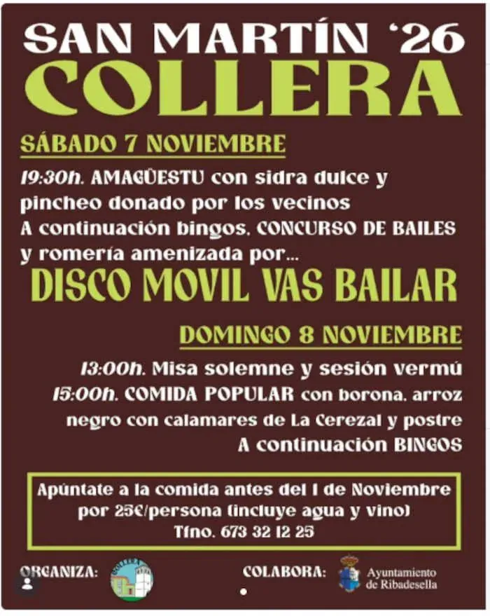 San Martín 26 Collera. Ribadesella