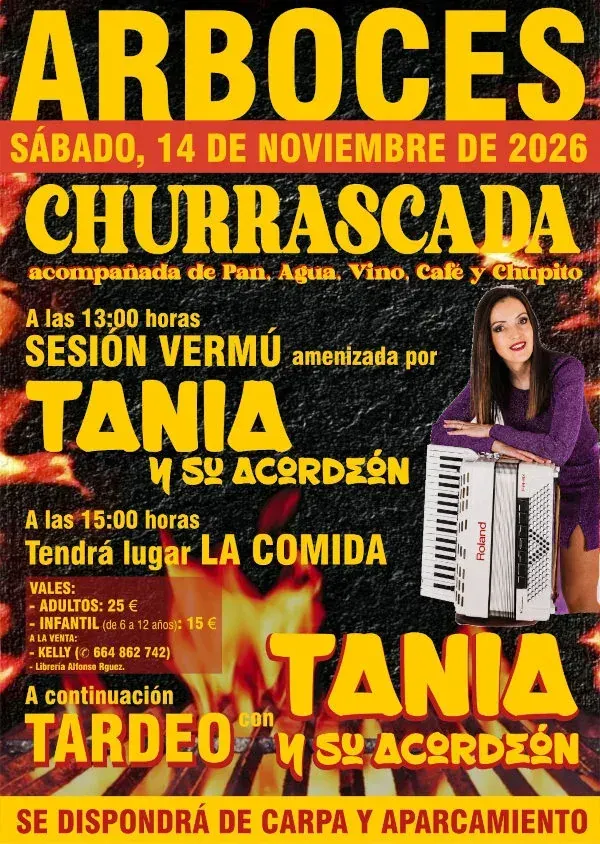 Churrascada en Arboces