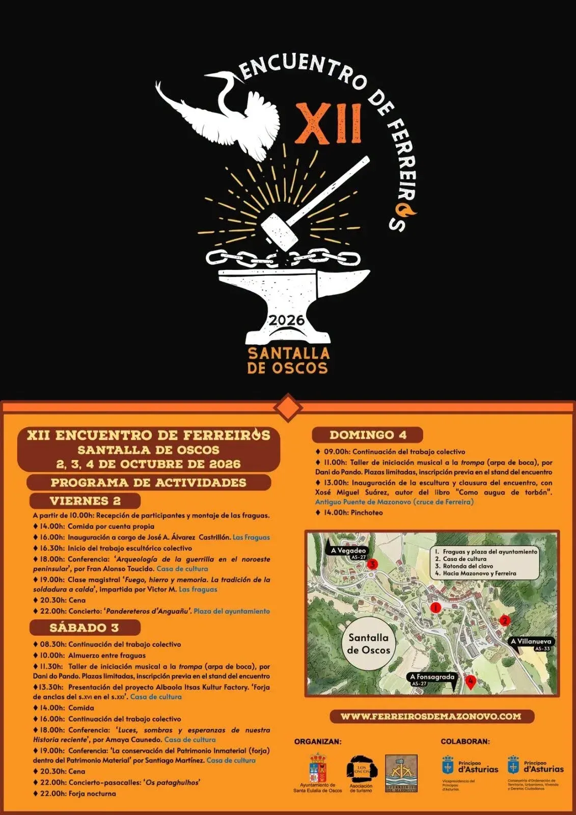 XII Encuentro de Ferreiros en Santalla d'Oscos 2026