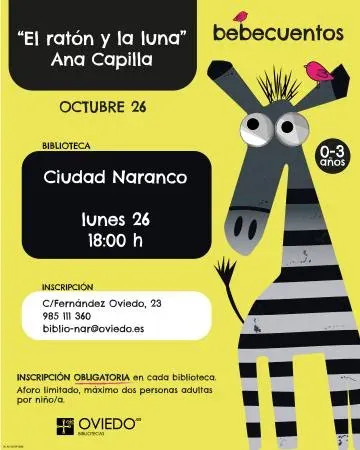 Bebecuentos «El ratón y la luna», con Ana Capilla