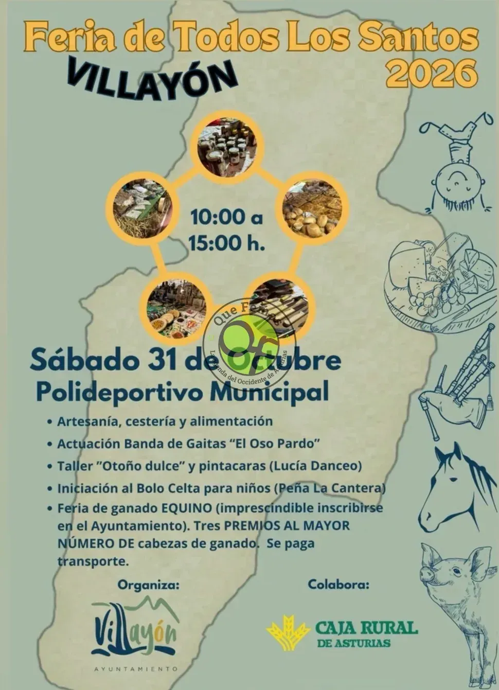 Villayón, donde el otoño se encuentra con la tradición, celebra su Feria de Todos los Santos 2026