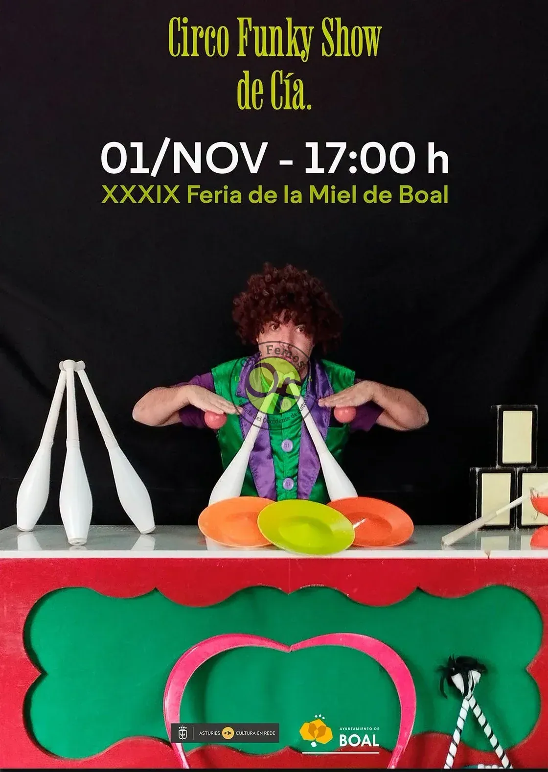 Jason Funky lleva su "Circo Funky Show" a Boal
