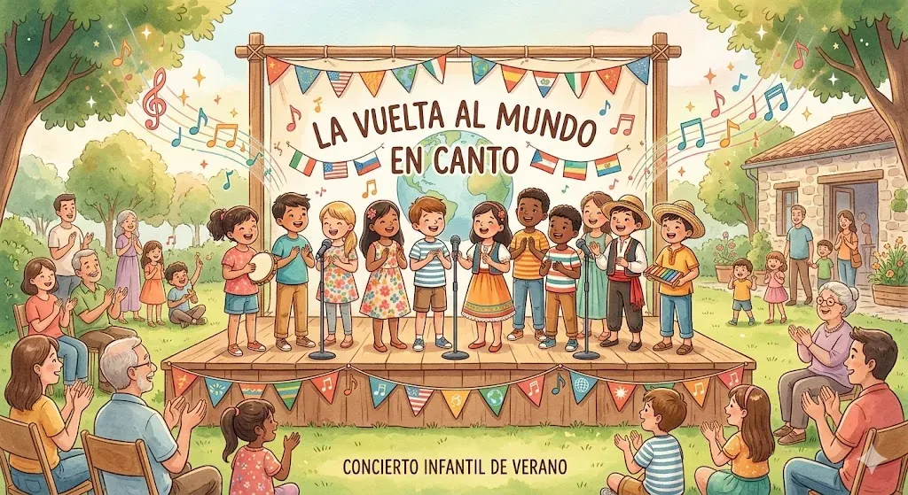 Música. La vuelta al mundo del canto.