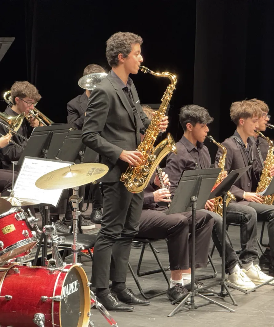 Concierto intercambio de BIG BANDS. Conservatorio profesional de música y danza de Gijón.