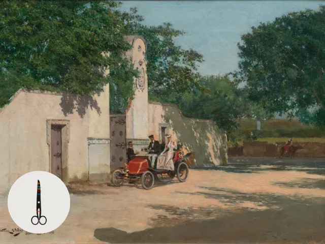 El pintor Juan Martínez Abades y Gijón (1862-1920) | Presentación de la obra: Domingo en Somió, 1901.