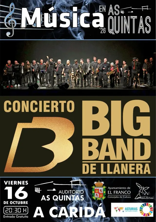 Big Band de Llanera Concert in A Caridá
