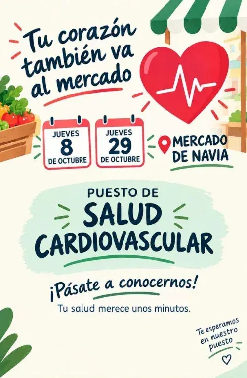El mercado de Navia contará con un puesto de salud cardiovascular