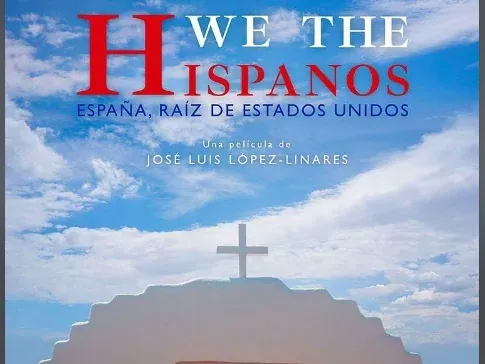 Video projection. We the Hispanos.