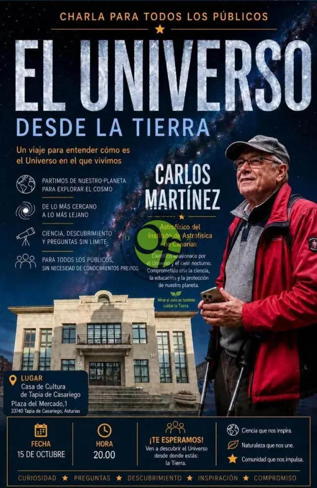 Tapia mira al universo de la mano del astrofísico Carlos Martínez