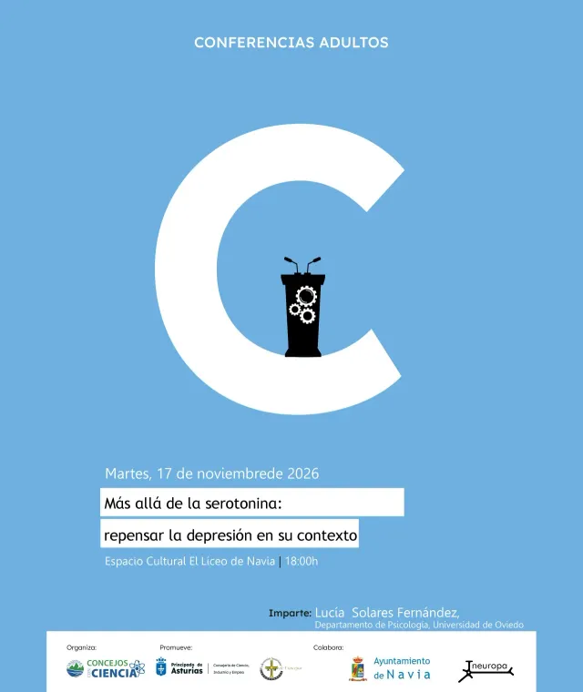 Lucía Solares' Conference on Depression in Context in Navia