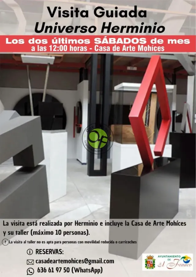 La Casa de Arte Mohíces organizes guided tours to Herminio's creative universe