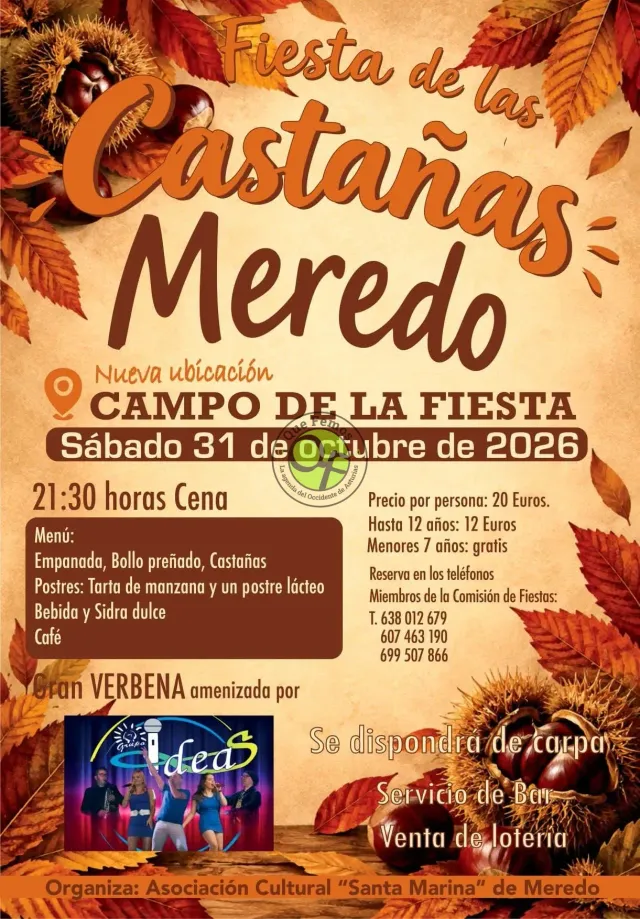 Fiesta de las Castañas 2026 en Meredo