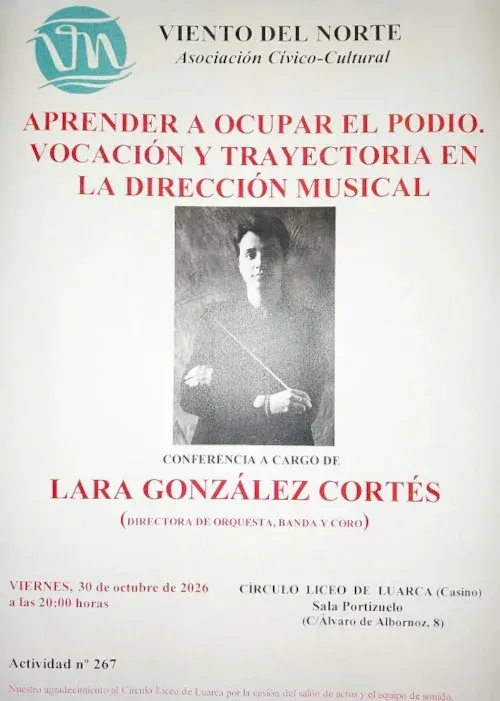 Conferencia de Lara González Cortés en Luarca