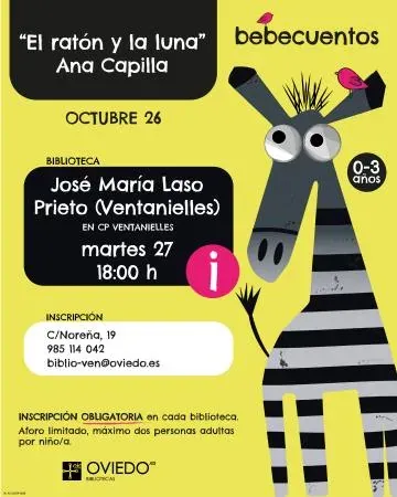 Bebecuentos «El ratón y la luna», con Ana Capilla