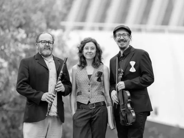 GUIDED MUSIC. November-December 2026. Brassica Trío. From the chigre to the auditorium: popular music with tarabica