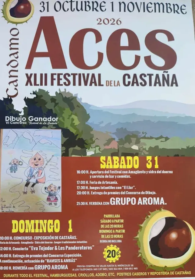 42nd Chestnut Festival. Candamo