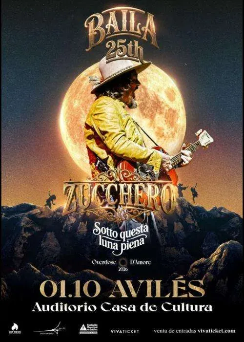 Concierto del artista italiano Zucchero