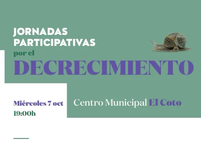 Jornadas participativas por el decrecimiento