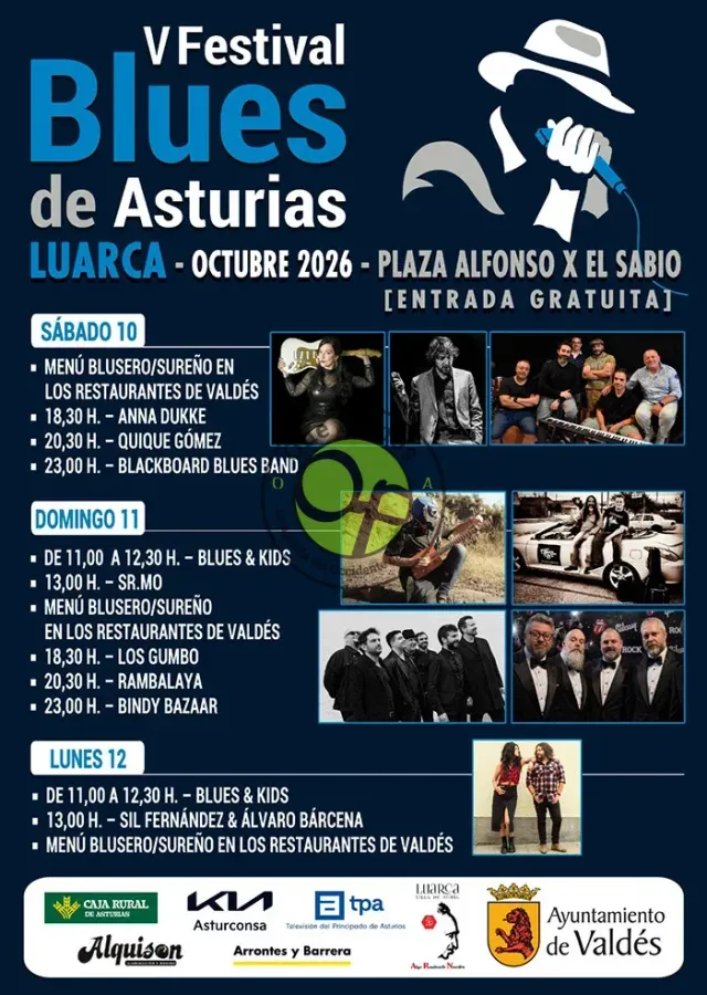 Festival Blues de Asturias 2026 en Luarca