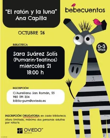 Bebecuentos «El ratón y la luna», con Ana Capilla