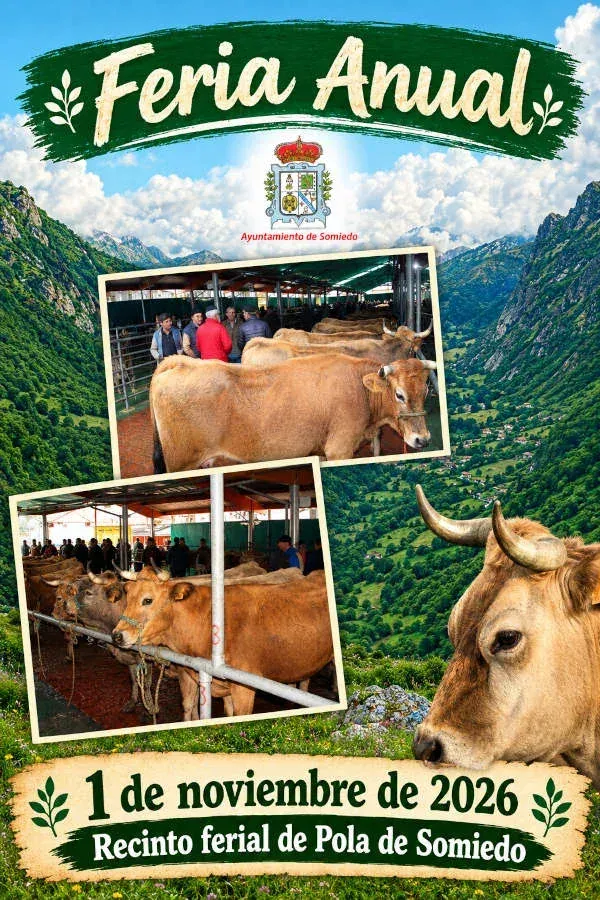 November 1 First Livestock Fair 2026 in Pola de Somiedo