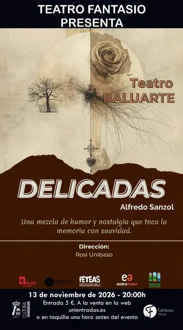 Teatro Baluarte llega al Fantasio de Navia con la obra "Delicadas"