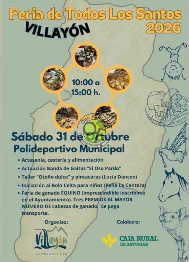 Villayón, Where Autumn Meets Tradition, Celebrates Its All Saints' Fair 2026